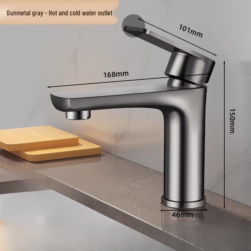 TLXT Robotic Arm Rotatable Hot & Cold Bathroom Faucet