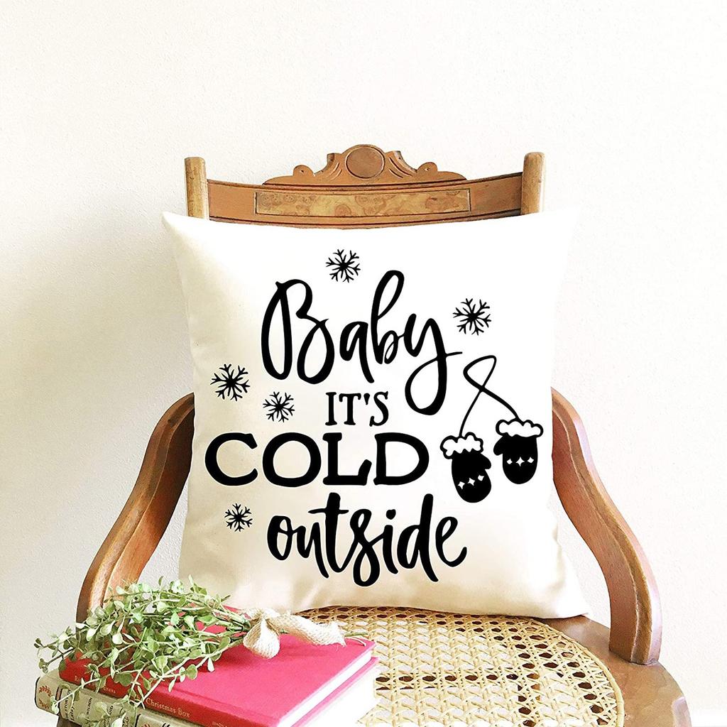 Christmas Home Decoration  Sofa Cushion case Decorative Printed  Cover