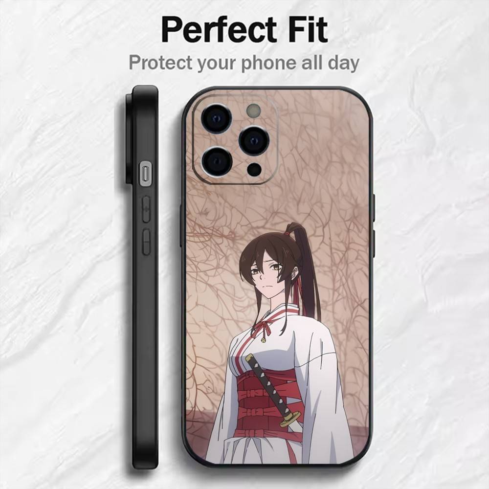 Yamada Asaemon Sagiri Phone Case For iPhone17,16,15,14,13,12 Plus,Max Soft Silicone Black Cover