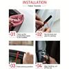 Car Door Seal Strip, Double Layer Thickened L-Shaped & T-Shaped Rubber, Soundproof Dustproof for Sedan SUV Truck