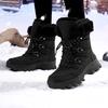 36-42 Women's High-top Winter Boots Large-size Outdoor Anti-slip Waterproof Women's Snow Boots