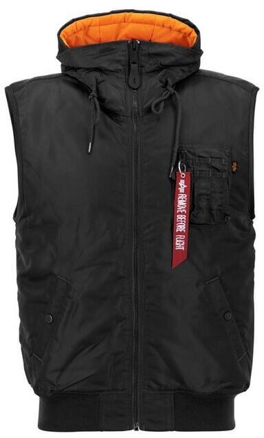 

Зимняя куртка Alpha Industries Hooded MA-1 Vest (178132) черный S
