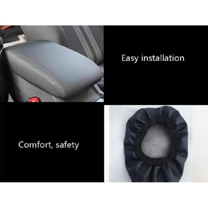 For VW Golf 7  2012 2013 2014 2015 2016 2017 2018  Zied Microfibre Leather Center Armrest Protect Cover Car Interior