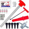 Quick Change Tire Valve Tool Kit,Tire Valve Stem Core Quickly Replacement Tool Kit,Perfect Tool For Replacing Leaky Valves In