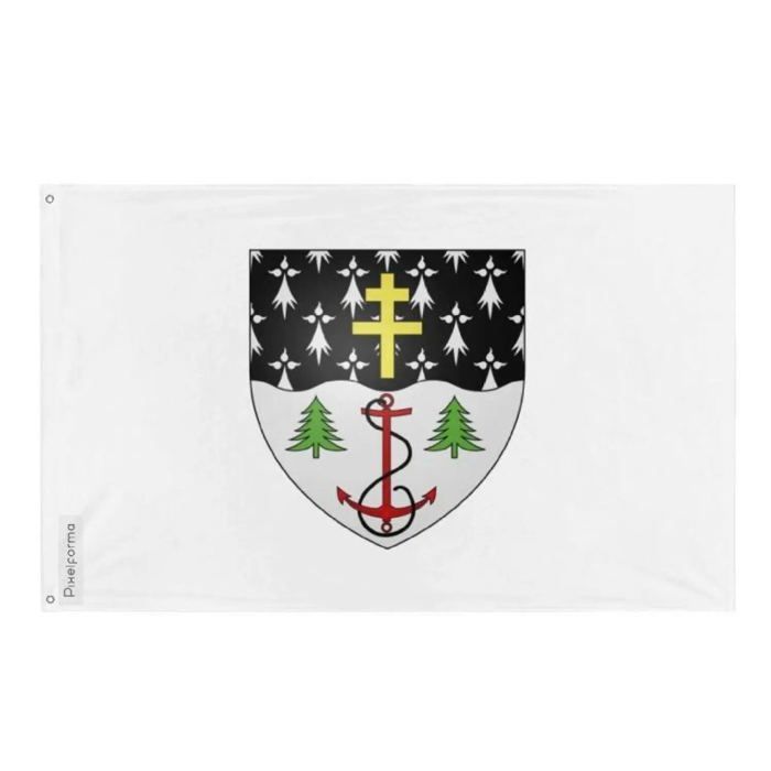 Drapeau - Rimouski - 128 x 192 cm - Poliéster - Impressão reto/verso - Œillets en fer