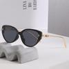 2025 High-End Cat-Eye Retro Sunglasses for Women - Small Frame, Street Style, Anti-UV