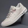 Men's Shoes 2025 New Summer Casual Little White Board Shoes Breathable and Versatile One-pedal Leather Shoes Men's Sports White Shoes Trendy Shoes