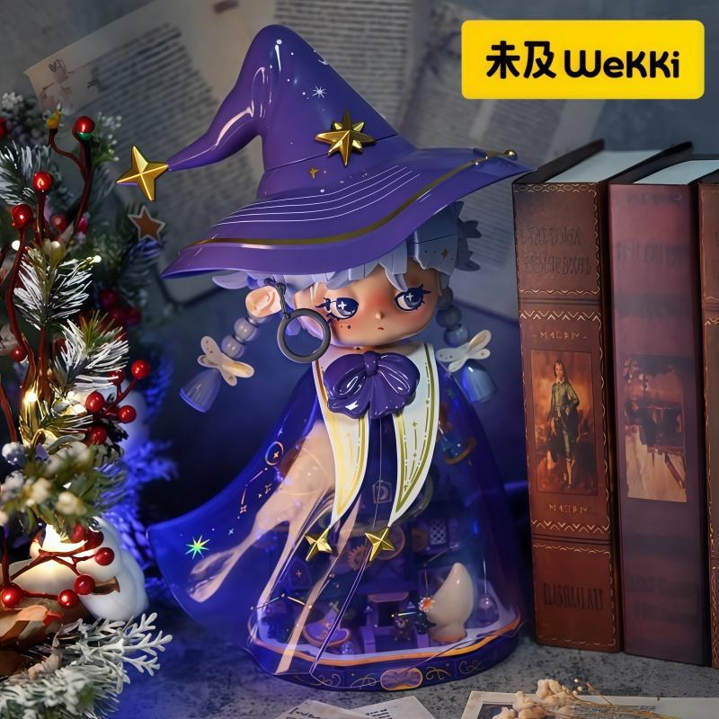 Dream Witch Assembling Building Blocks Fairy Tale Town Series Anime Cartoon Model Desktop Collection Ornaments Holiday Gifts