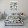 Christmas Holiday Pattern Set Bedding Duvet Cover Set Duvet Cover Pillowcases  (1*Duvet Cover 2*Pillowcases, without duvet insert)