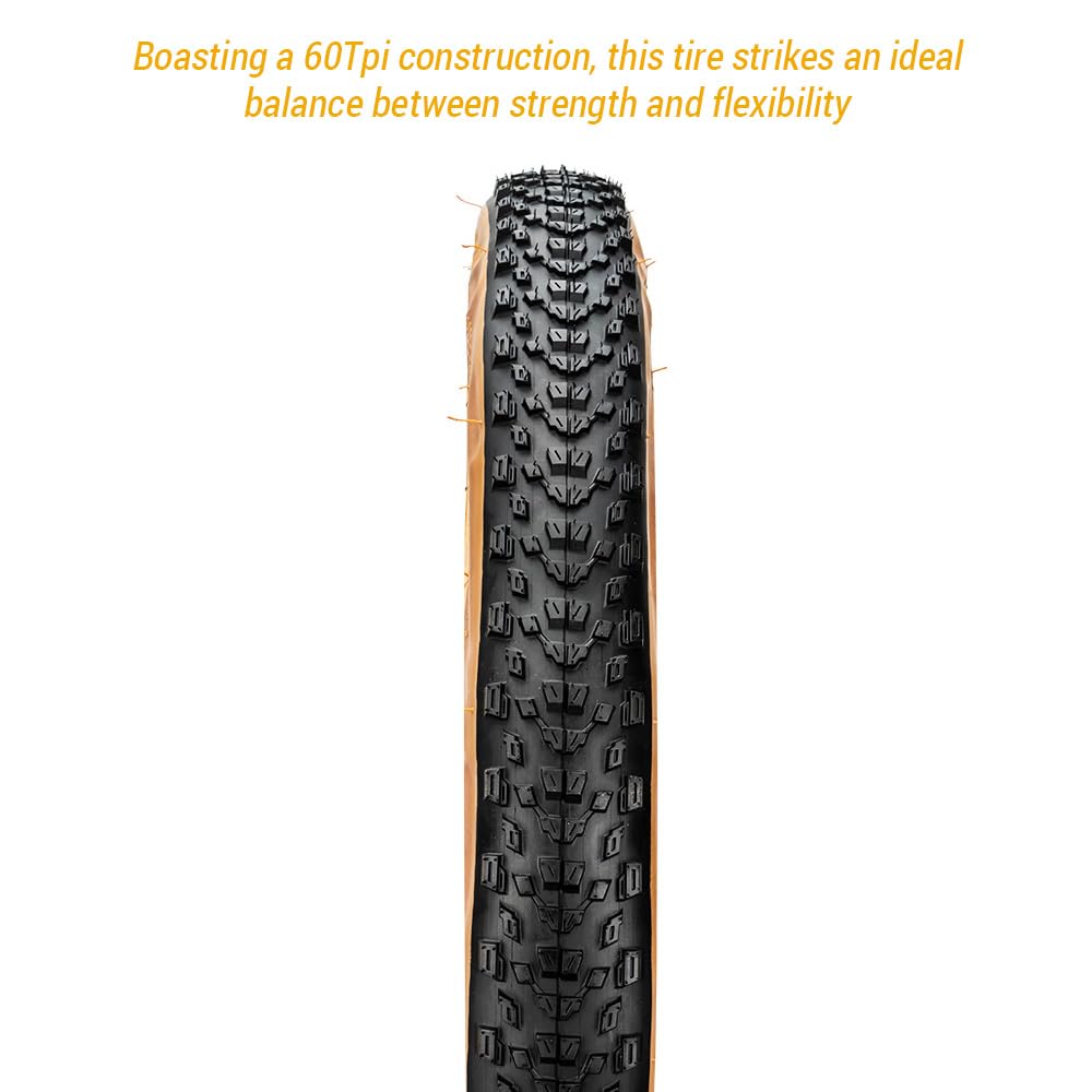 Xtahdge Mountain Bike Tires 20/26/27.5/29/700C Replacement Folding MTB Tires for Mountain and Road Bikes