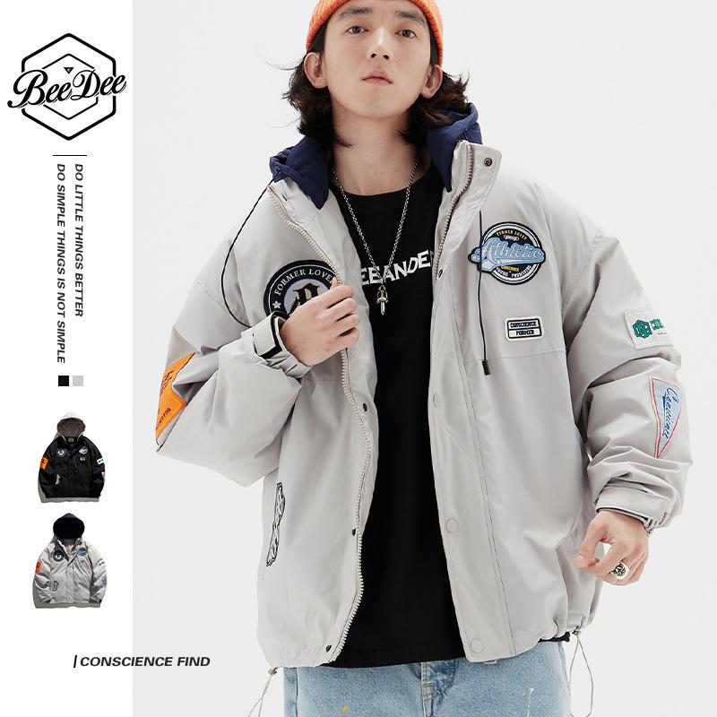 baseball jacket with hood