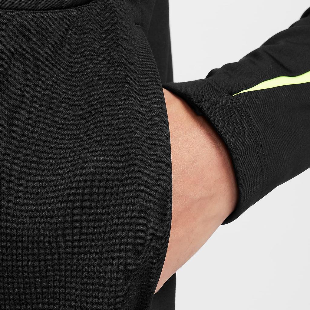 Nike Therma-Fit Academy Drill Top Solid Color Comfortable Fashion Versatile Warm Long Sleeve T-Shirt Men tops Black FB6817-013