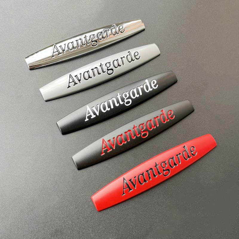 3D Metal Logo Avantgarde Emblem Car Fender Badge For Mercedes Benz W205 W211 W212 W203 W204 Avantgarde Sticker Accessories