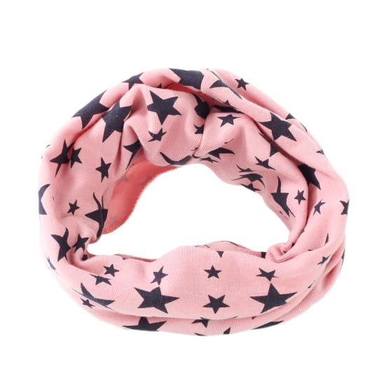 Stars Children's Cotton Neckerchief Kids Boy Girl Scarves Shawl Unisex Winter Knitting