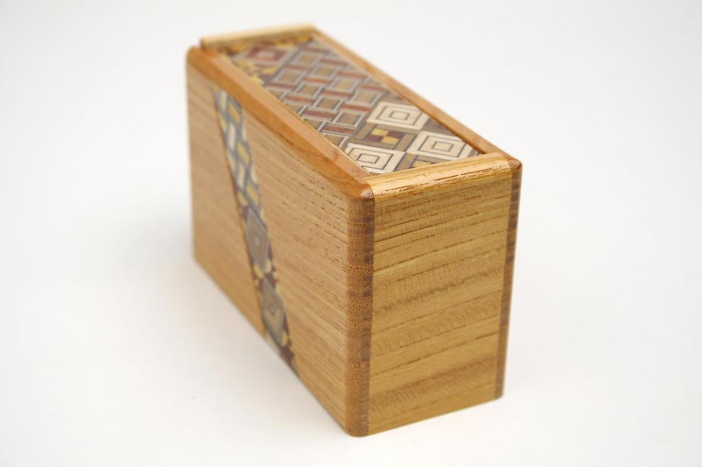 Parquetry Toothpick Holder