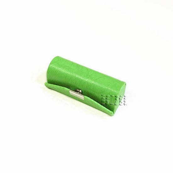 Leather Lipstick Case with Mirror - Portable Gift Storage Box