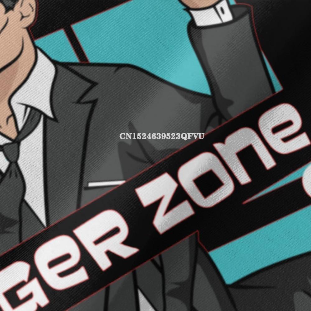 Hot Sale Archer The Danger Zone Shirt Custom Cotton Oversized Anime Tshirt Men For Men's Graphic Black Tees Shirt England Style
