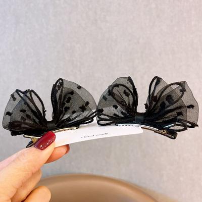 2PCS Children Baby Girls Hair Accessories Clip Kids Hairpins Barrettes Bow Headwear Flower Cat Ears Hairpin