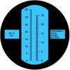 Handheld Wine Refractometer Alcohol Tester: 0-25% Sugar, 0-40% Saccharometer.