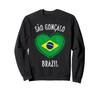 Brazil Flag Heart Sao City Sweatshirt Gonçalo