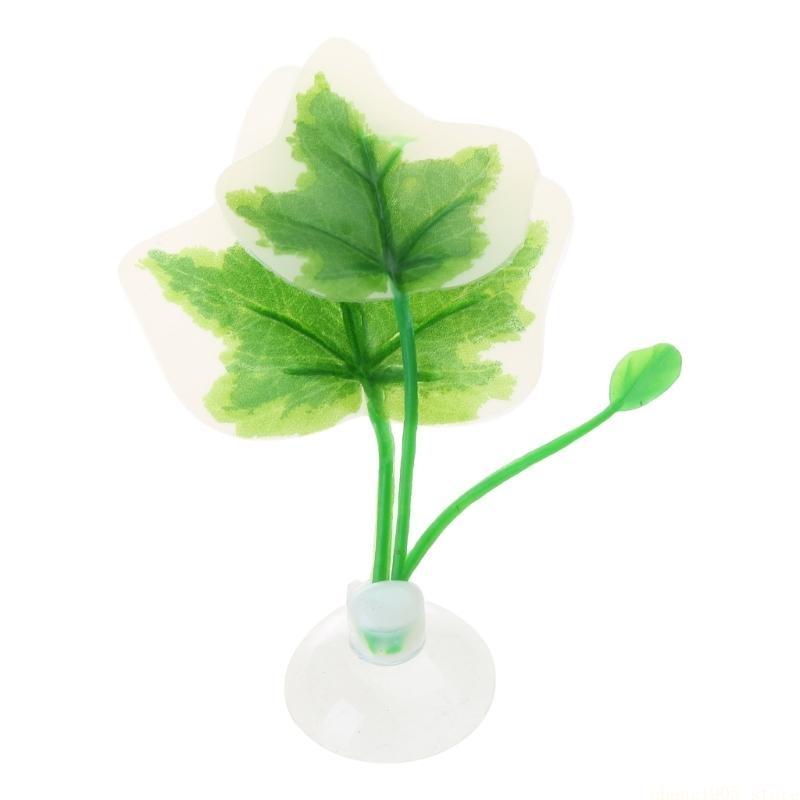 QX2E Betta Fish Pad Double Hammock Resting Bed Safe Natural Environment BettaFish Spawning Pad Aquariums Decoration