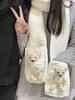 Pocket Bear Hand-Knitted Wool Scarf DIY Kit - Homemade Gift for Partner