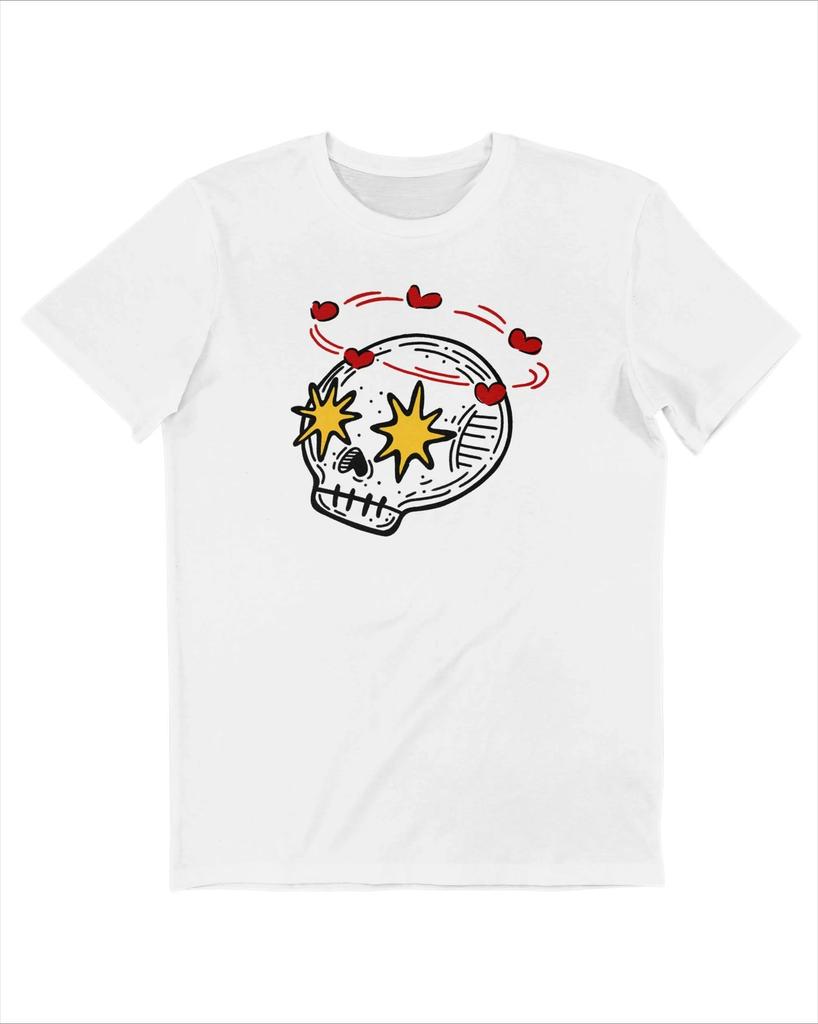 2025 Nové Letní Ležérní Tričko s Krátkým Rukávem Potisk Bavlna Běžný Střih Kulatý Výstřih Prodyšné Volné Unisex Tričko Pánské Dámské Oblečení