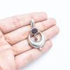 Sterling Silver Garnet Pendant: 925 Gemstone Jewelry