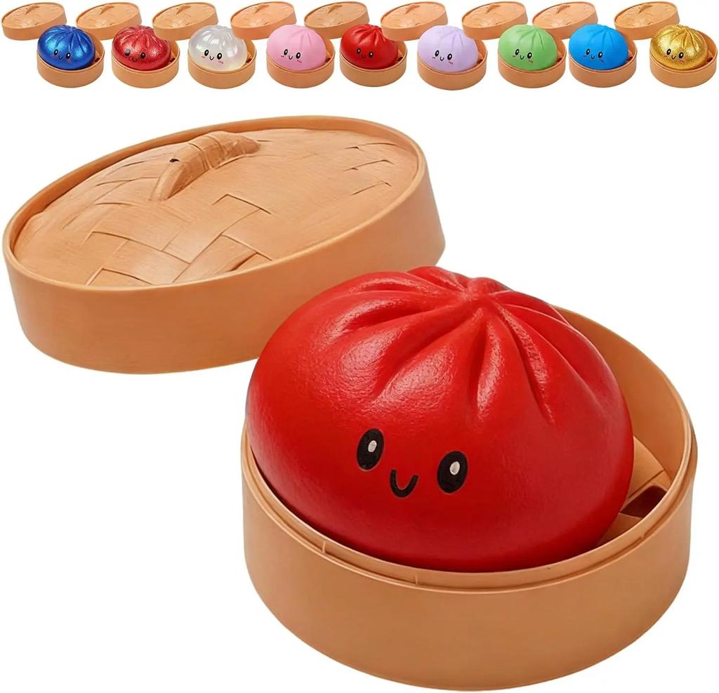 Glitzer-Knödel Glitzer-Knödel Squishy Mit Box Knödel Sensorisches Quetschspielzeug Zur Stressbewältigung