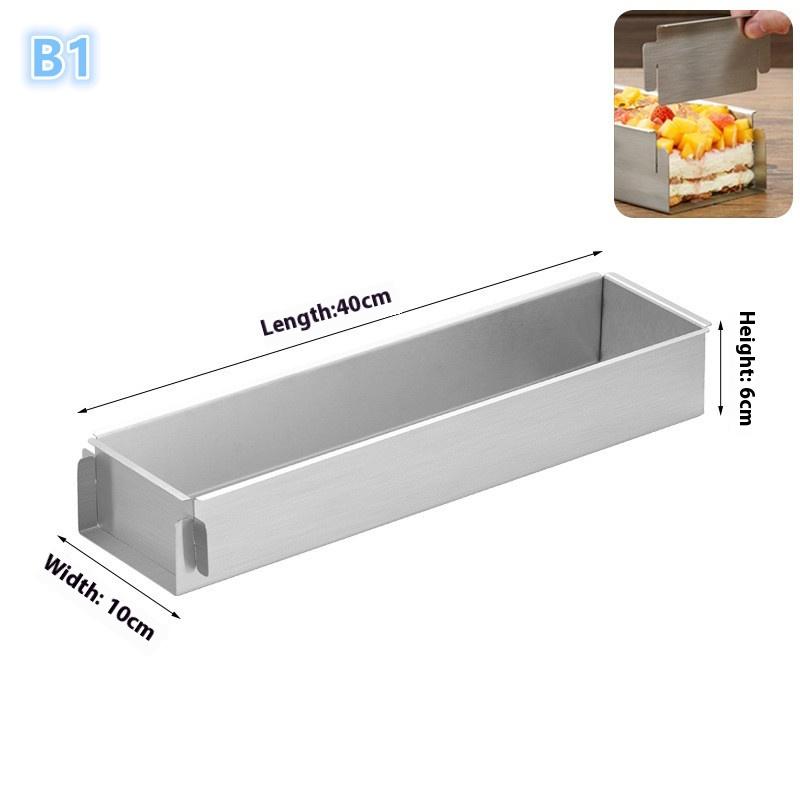 Tiramisu Muffin Pan Stainless Steel Cheesecake Pan Baking Mould Rectangle Cake Pan For Birthday Cake Cake Bread Chiffon Tiramisu