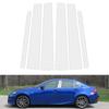 Window Pillar Post Trim Vinyl Decal Stickers Accent Cover Fit For Lexus IS 2014-2023 Chrome Delete Car Styling Decoration