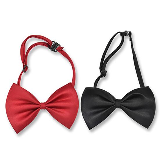 Solid Color Baby Kids Tie Adjustable Necktie Bowtie Party Photography Props