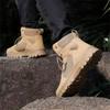 Winter Outdoor Herren Wanderschuhe Braun Hoher Schaft Trekkingschuhe Herren Bequem Rutschfest Kletterschuhe Herren zapatillas de hombre