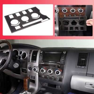 For Toyota Tundra 2007-2013 Carbon Fiber Climate Console Interior Trim