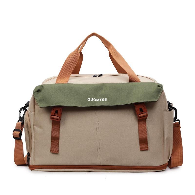 Expanding Dry And Wet Separate Luggage Bag With Shoe Bin Short-distance Travel Bag Travel Lightweight Sports Fitness Bag