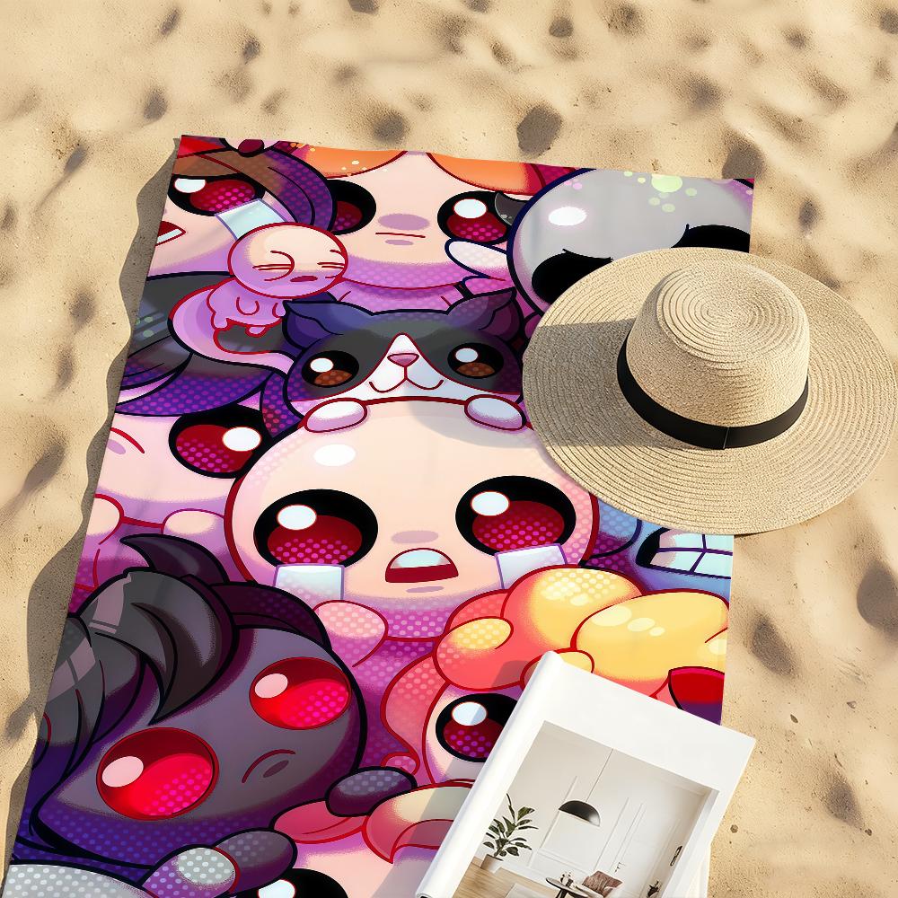 Game Binding of I-Isaac Towel Sports Quick Dry Travel Camping Gear Sandproof Soft Light Large Beach Towel
