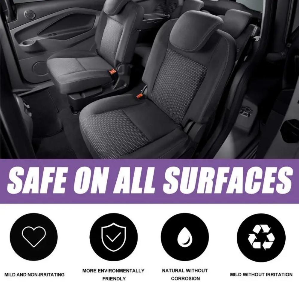 Car Seat Detailing Cleaner for Carpet Upholstery Prevent Cracking Refurbishment Cleaning Agent 120ml Multipurpose Car Care Spray