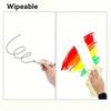 Removable Static Cling Whiteboard Sticker, Wall-Friendly Dry Erase Film for Home Office Classroom, Portable Presentation Board