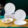 Youlaifu Bone China White Round Plates & Dishes Set