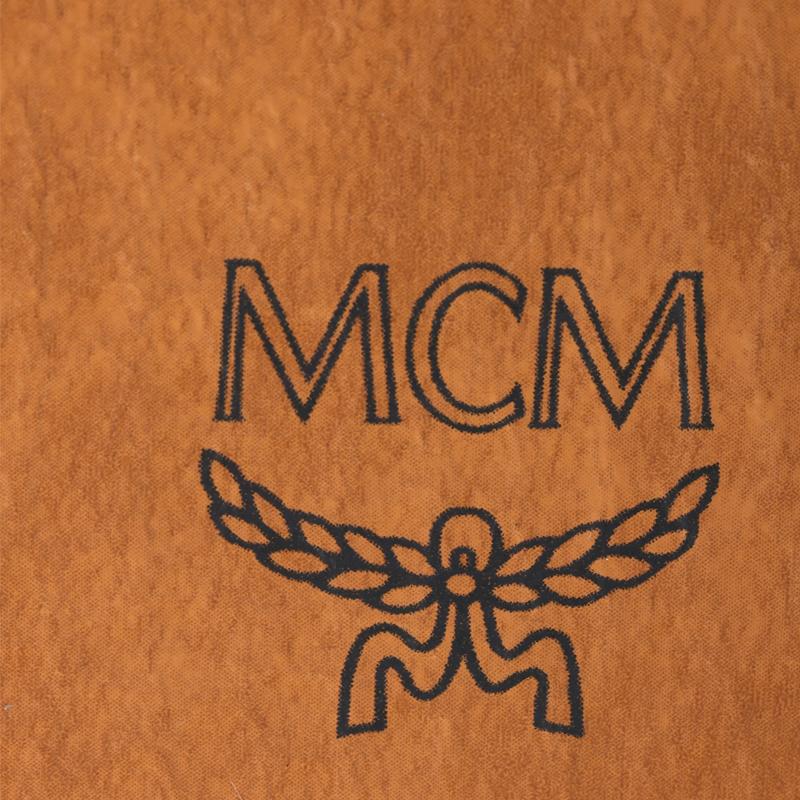MCM Klassik Classic Monogram All-Print Leather Trim Tote Bag Shoulder Bag Mini Women's Brown Patchwork