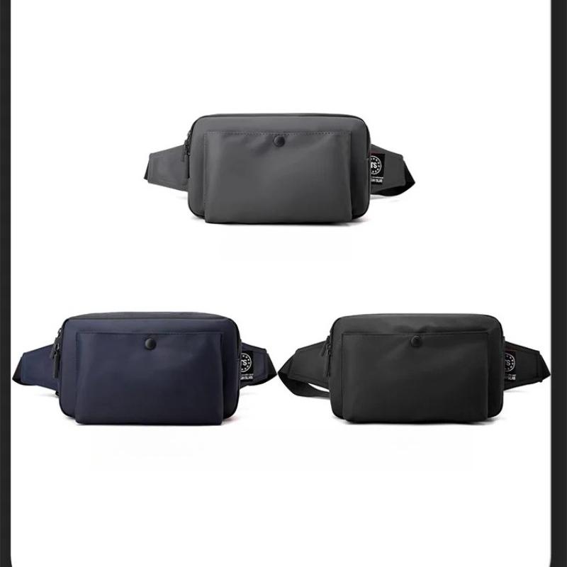 Men's Portable Multi-functional Bag Waterproof Outdoor Sports Chest Bag Travel Shoulder Bag Waist Pack Crossbody Sling