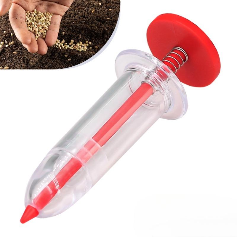 2pcs Portable Seed Dispenser-Easy-to-Use Manual Seeder for All Seeds, Ideal Garden and Lawn Care Tools, Seed On Demand Disperser