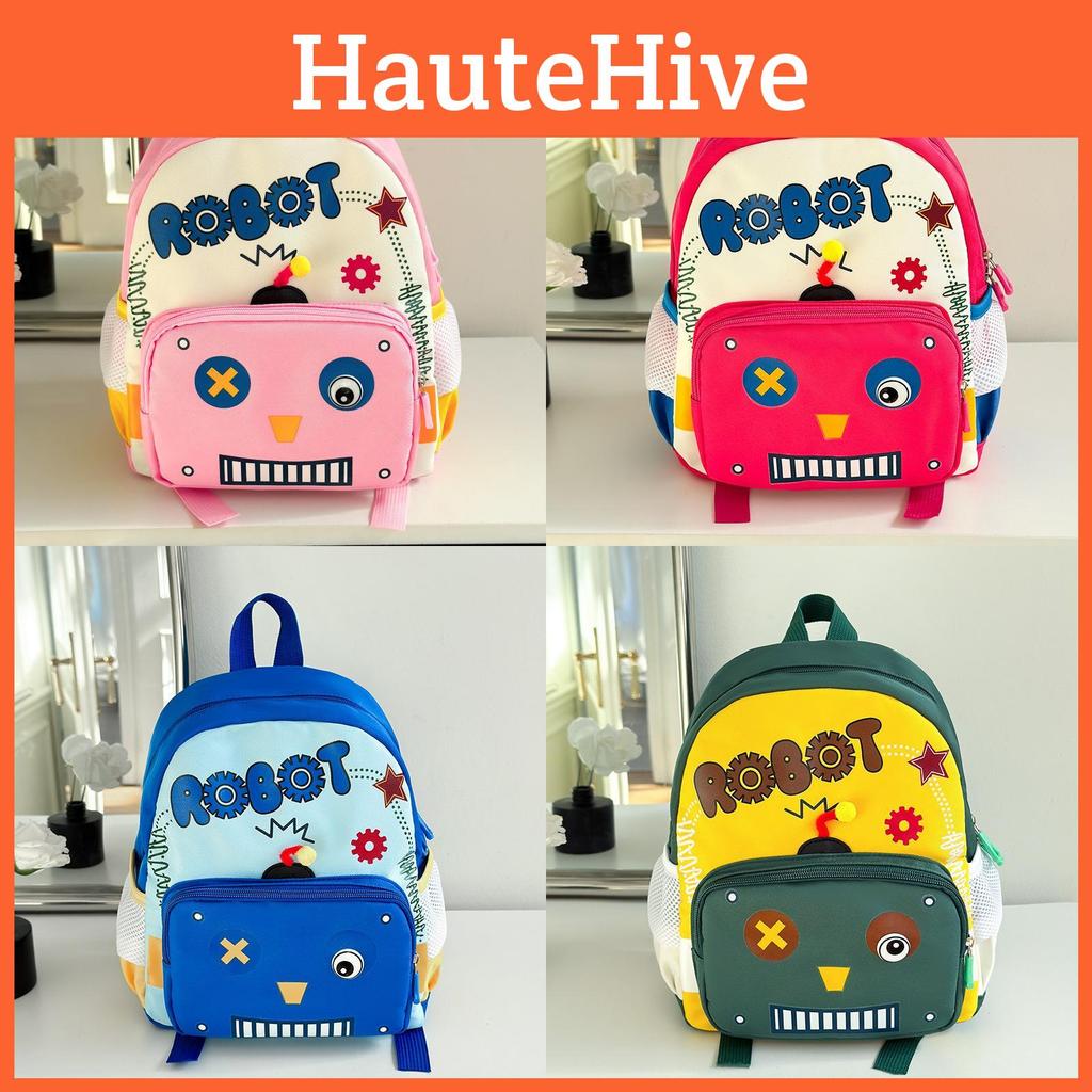 Backpack Kindergarten Casual Doubleshoulder Bag For Kids In Vibrant Colors