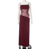 Elsa European and American Women Clothes 2025 Spring and Summer New Ins Style Sexy Lace Sling Rope Waist-Exposed Hanging Neck Dress