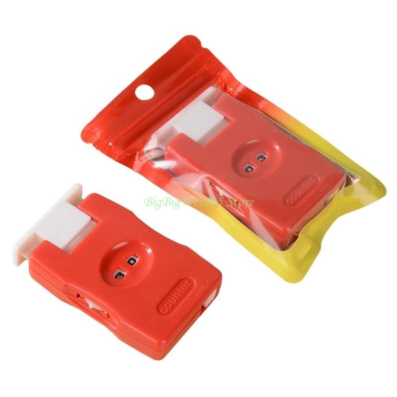 24TE 2Pcs Manual Stitching Counter Knitting Counter Plastic Knitting Crochet Counter Row Counter