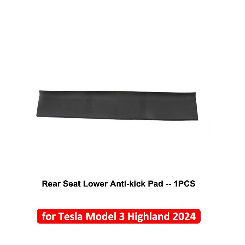 For Tesla Model 3 Highland 2024 Front Rear Door Sill Protector Threshold Strip Anti-kick Guard Panel Waterproof Pad New Model3