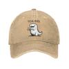 Chá-Rex Dinossauro T-Rex Xícara de Chá Bonés de Beisebol Vintage Algodão Desgastado Desenho Animado Fofo Snapback Unissex Chapéus Ajustáveis para Exterior Boné