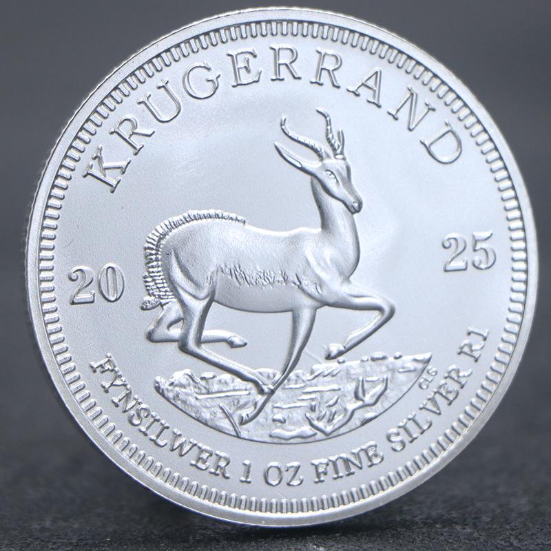 Legierung Versilberte Krugerrand Gedenkmünze (2022–2024) - Südafrika-Ausgabe