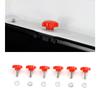 6pcs Hardtop Removal Bolts Roof Thumb Screws for Jeep Wrangler JK JL 4-Door Red