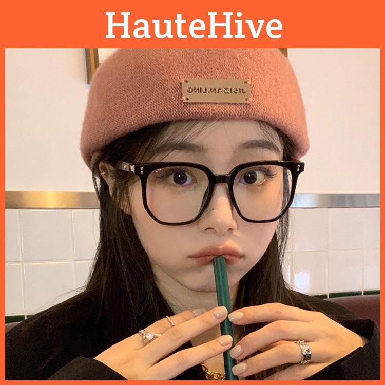 Color Solid Winter Beret Hat For Women With Classic Design Thickened Gift Cap